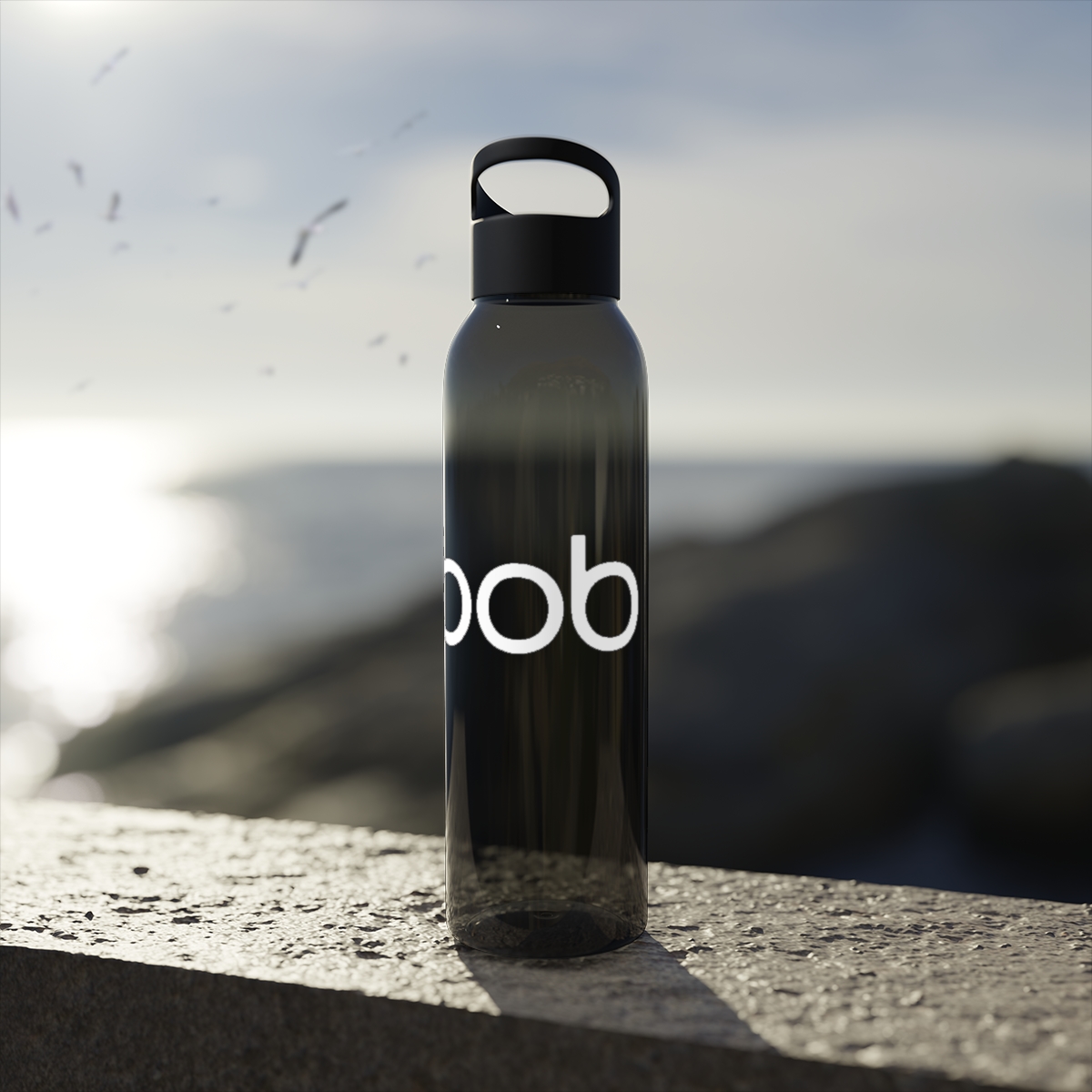 Sky Water Bottle – White logo